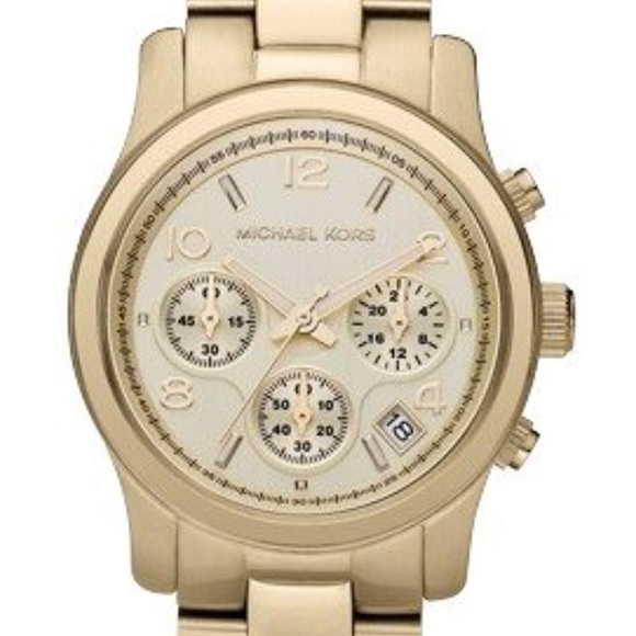 Michael Kors Accessories - Michael Kors Women's Runway Gold-Tone Watch MK5055